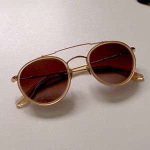 Krewe Round Frame Sunglasses